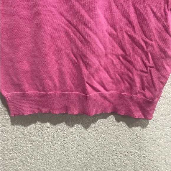 Ralph Lauren Pink Fitted Crop T-Shirt - Picture 5 of 5